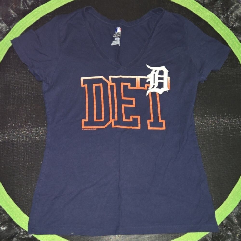 Genuine Merchandise Navy Blue Detroit  Tigers T-Shirt